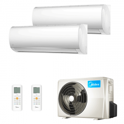 Klimatizácia MIDEA Blanc Multisplit 2,5kW + 2,5kW